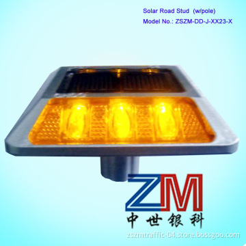 Visibility>800 Meters Road Safety Reflective Aluminum Road Stud/ Road Marker Light